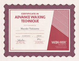 WAX XXX Academy Japan オフィシャルトレーナー